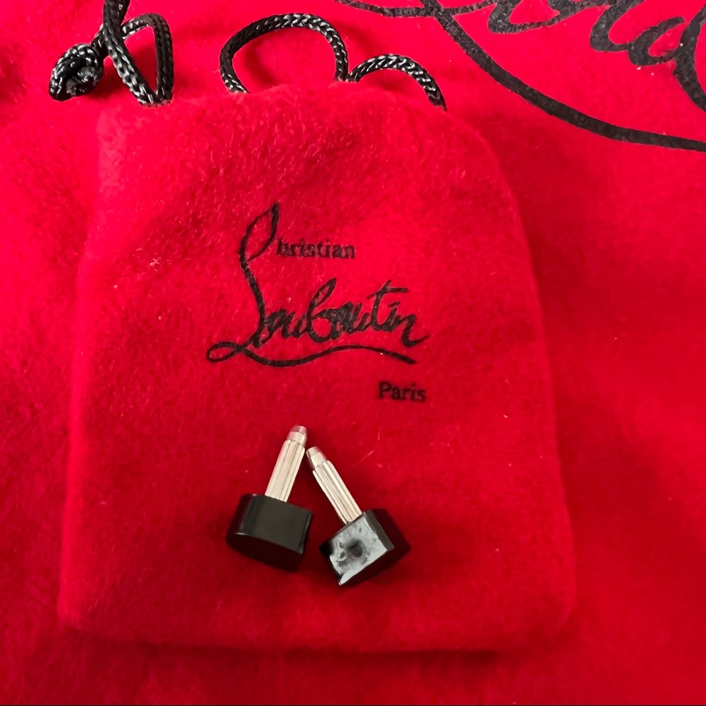 💯 Authentic Christian Louboutin So Pretty Black Beige 120 Stiletto Heels 38 US7 - Picture 12 of 13